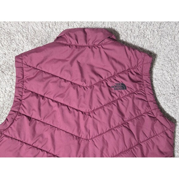 The North Face Tamburello Puffer Vest Maroon Burgundy size Large - Picture 6 of 6